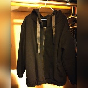 Black zipper hoodie